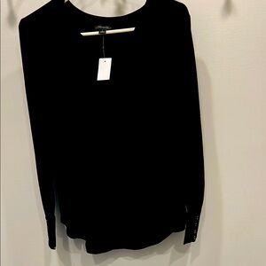 NWT Ann Taylor Black Women's Blouse